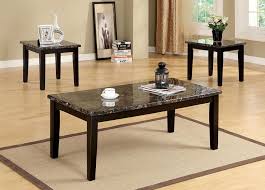 Product title acme burgo faux marble coffee table in chrome average rating: Fremont Faux Marble Top Espresso Finish Coffee End Table Set