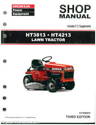 Related with honda lawn mower hr 214 shop manual. Honda Ht3813 Ht4213 Lawn Tractor Shop Manual