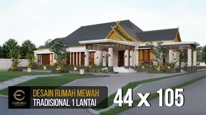 Gambar rumah moden dan tradisional. Desain Rumah Tradisional 1 Lantai Ibu Mila Di Jambi
