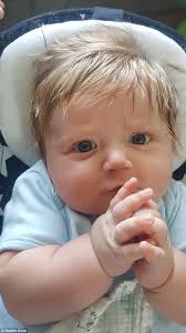 MailOnline readers share photos of their VERY hirsute babies