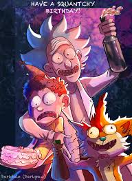 Rick And Morty Happy Birthday By Darkpaw2001 On Deviantart