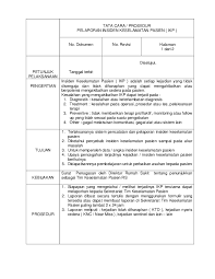 Bagi anda yang sedang membutuhkan contoh surat laporan kejadian resmi, berikut ini adalah. Pdf Sop Keselamatan Pasien Rina Elfiani Academia Edu