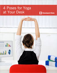 12 Yoga Poses You Can Do At Work Office Exercise Desk Workout Happy At Work