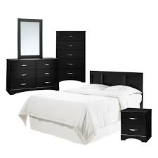 Black And Grey Dresser Set American Furniture Classics Six Piece Black Bedroom Set Including Headboard Five Drawer Chest Six Drawer Dresser Mirror And Two Night Stands 115k6q Black Bedroom Sets Black Bedroom Furniture Modern Bedroom Furniture