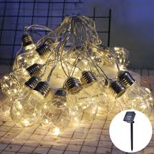 China Solar Edison Vintage Bulb String Lights For Deck Yard Tents Party Decor China Solar Light Solar String Light