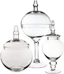 Please note of wear consistent with age. Cys Candy Buffet Glass Apothecary Jars Set Of 3 Buy Online In United Arab Emirates At Desertcart Ae Productid 8334970
