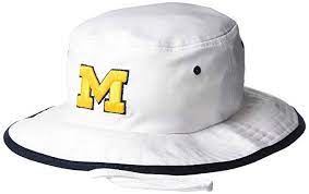 Michigan Wolverines Zephyr Ncaa Mens Pontoon Bucket Hat Hats Michigan Wolverines Zephyr