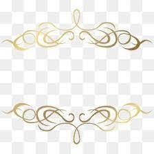 O Titulo Frances Padrao Ouro Moldura Png Molduras Douradas Arabesco Dourado Png Arabesco Png
