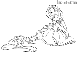 Does your little princess like to dress up like her favorite character rapunzel? Rapunzel Coloring Pages Print And Color Com Rapunzel Coloring Pages Princess Coloring Pages Tangled Coloring Pages