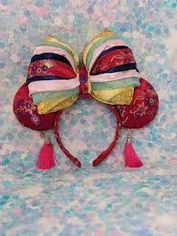 Check Out This Item In My Etsy Shop Https Www Etsy Com Listing 674564801 Lunar New Year Mulan Minnie Mouse Ears Minnie Mouse Ears Mickey Ears Mouse Ears