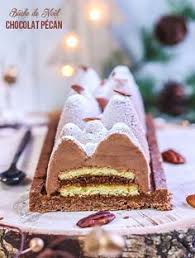 Buche Chocolat Noix De Pecan Buche De Noel Chocolat Buche De Noel Chocolat