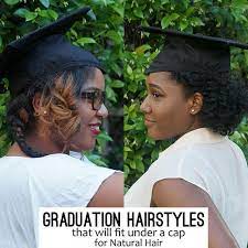 Natural Hair Graduation Hairstyles That Will Fit Under A Cap Hairpop Net H Graduation Hairstyles Natural Hair Styles Hair Styles