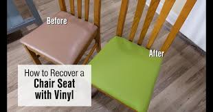 How To Re Cover A Chair Seat With Faux Leather Vinyl Fabric Wood Chair Ikea Zoemichela Com Walker Edison Fu In 2020 Vinyl Chairs Faux Leather Chair Recovering Chairs