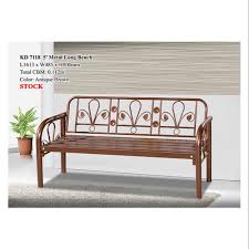 Classic and comfortable, you'll be impressed by this timeless outdoor patio dining set. Modern Factory Direct Outdoor Metal Domica Kd 7118 Seating Bench Chair Malaysia Buy Cheap Metal Chairs Airport Bench Chair Metal Bench Product On Alibaba Com