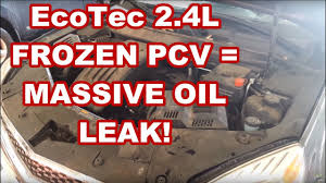 The location of the fuel filter in a 2007 chevrolet silverado may be found in the diagram of the engine in the owner's manuel found. Gm Ecotec 2 4l Frozen Pcv Rear Main Seal Blowout Equinox Terrain Lacrosse Oil Leak Youtube