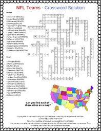 Struggling to get that one last answer to a perplexing clue? Nfl Teams Crossword Puzzle Fun Activity For Early Finishers With Answers