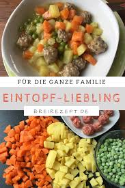Gemuseeintopf Mit Fleischballchen Fur Baby Kleinkind Rezept Gemuseeintopf Rezepte Kochen Fur Kleinkinder