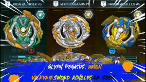 It evolves into galaxy pegasus. Sword Achilles Qr Code Union Valkyrie And Glyph Pegasus Qr Codes Beyblade Burst App Youtube