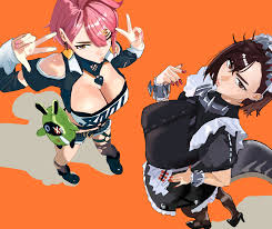 Aira and Momo as Nicole and Ellen (hintobento) [DanDaDanZenless Zone Zero]  : rshorthairedwaifus