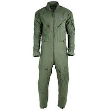 Details About Genuine Us Army Usaf Cwu 27 P Flight Suit Coveralls Green Nomex Fire Resist New