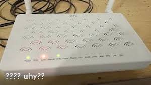 Find zte router passwords and usernames using this router password list for zte routers. Los Flashing Red Zte Internet Indihome Youtube