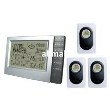 Equipped with an atomic clock, time is set automatically via radio and in synch with the u.s. 2021 433mhz Rf Rcc Wireless Weather Station With Digital Alarm Clock Barometer Indoor Outdoor Temperature Humidity 3 Transmitters From Allmall 61 25 Dhgate Com