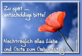 Geburtstag Nachträglich Gb Pics Gb Bilder Gästebuchbilder