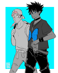 Pikafaa — Jock x Goth boy 💗🖤