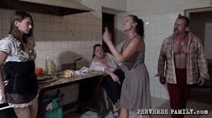 Perverted family motel surprises with hardcore dinner - ZB Porn