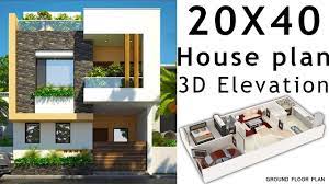 Send us your requirement and will be in touch with you. 20x40 House Plan With 3d Elevation By Nikshail Youtube