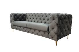Chesterfield dreisitzer samt couch polster schlaf sofa couch bettfunktion neu. Lc Home 3er Sofa Dreisitzer Couch Kingdom Chesterfield Samt Barock Grau House Attack