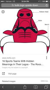 If that's the case, good for you. Tracy Wolfson On Twitter Dyk If You Turn The Chicago Bulls Logo Upside Down It S A Robot Reading On A Park Bench Whatdidyougoogletoday