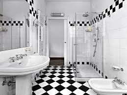 Black And White Checkered Bathroom Decor 101 Custom Primary Bathroom Design Ideas Photos White Bathroom Designs White Bathroom Tiles White Bathroom Decor