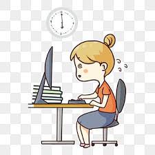 Hand Drawn Cartoon Girl Working Overtime Overtime Hardworking Girl Workaholic Little Girl Jobs Hard Png Transparent Clipart Image And Psd File For Free Downl Girl Cartoon Cartoon Clip Art Cartoon