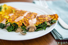 vegan omelet for one