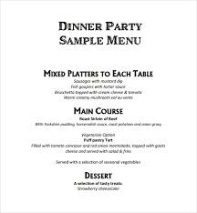 Roasted pumpkin, marjoram, and blue cheese frittata. Free 8 Sample Event Menu Templates In Pdf Ms Word