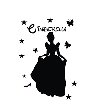 Cinderella Silhouette Vector Svg And Png Digital Download Princess Vector Graphic Silhouette Vector Cinderella Silhouette Vector Svg