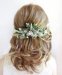 Greenery Hair Piece Eucalyptus Hair Piece For Wedding Bridal Headpiece Floral Greenery Hair Comb Wedding Hair Pieces Wedding Hair Clips Bridal Hair Pieces
