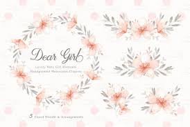 The most common flower nursery art material is paper. Dear Girl Watercolor Clip Arts Baby Stroller Baby Girl Clipart Kids Clipart Nursery Decor Girl Room Nursery Art Watercolor Flowers