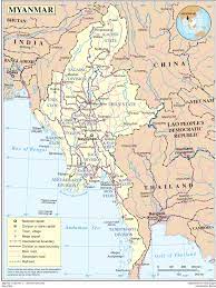 Eine farbenfrohe anklickbare interaktive landkarte. Landkarte Burma Poltitische Karte Weltkarte Com Karten Und Stadtplane Der Welt