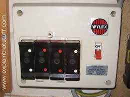 If you don't find it in any of these areas, look again or see if you can spot where the power connects to your house from outside or near your meter box. Wylex Fuse Box Mcb Wiring Diagram Shorts Fork Shorts Fork Valhallarestaurant It