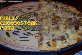 Philly Cheesesteak Pizza Mrs Happy Homemaker Food Food Recipes Cooking Recipes
