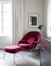 Inside The Modern Toronto Home Tour That Screams Chic Womb Chair Living Room Beach Apartment Decor Reading Nook Chair