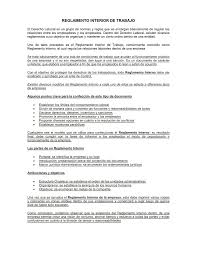 Un reglamento es un conjunto de normas, obligaciones y prohibiciones a través del cual se regula el desenvolvimiento de una o más personas en un sitio determinado. Reglamento Interior De Trabajo 17049