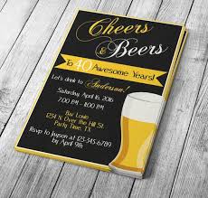 5x7 Cheers Beers Party Invitation Editable Template Microsoft Word Format In 2020 Invitation Templates Word Party Invite Design Mens Birthday Party