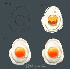 Drawing An Egg Food Illustration Art Food Drawing Food Illustrations
