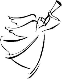 Line Drawing Of Angel Click Here For Line Drawing Angel Angel Drawing Christmas Angels Watercolor Christmas Cards I hope you enjoyed this drawing tutorial and if you did, please let us know your. angel drawing christmas angels