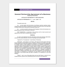 Sample agreement letter for business partnership. Partnership Agreement Template 12 Agreements For Word Doc Pdf