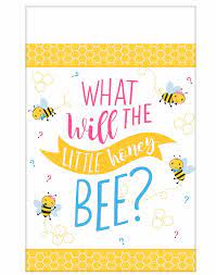 Bee baby shower games a popular baby shower game that starts with the letter b is baby food guessing game. Great For Baby Showers Bee What Will It Bee Banner Greeting Cards Party Supply Party Supplies