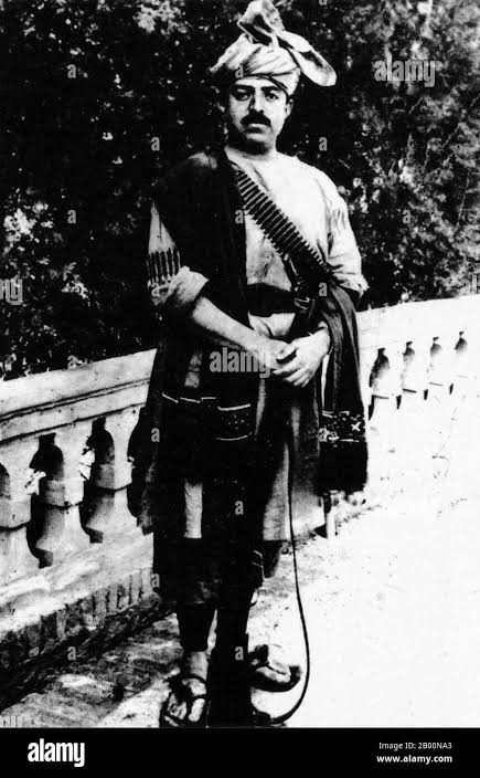 Afghanistan: Amanullah Khan (June 1, 1892 – April 25, 1960) with a rifle, c. 1920s. Amanullah Khan (June 1, 1892 – April 25, 1960) was the ruler of the Emirate of Afghanistan